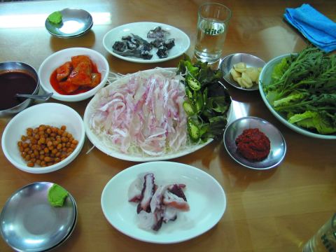 釜山名物生魚片店